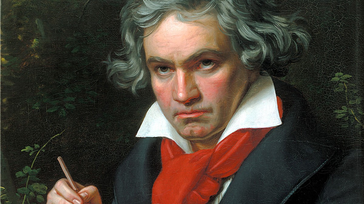 Portrait of Ludwig van Beethoven by Karl Joseph Stieler